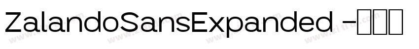 ZalandoSansExpanded 字体转换 ZalandoSansExpanded 字体转换